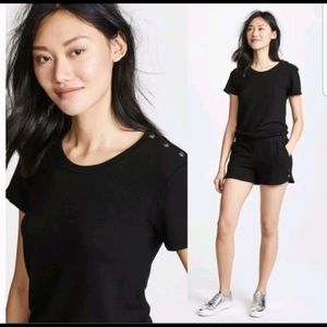 MONROW Black Cozy Lounge Romper